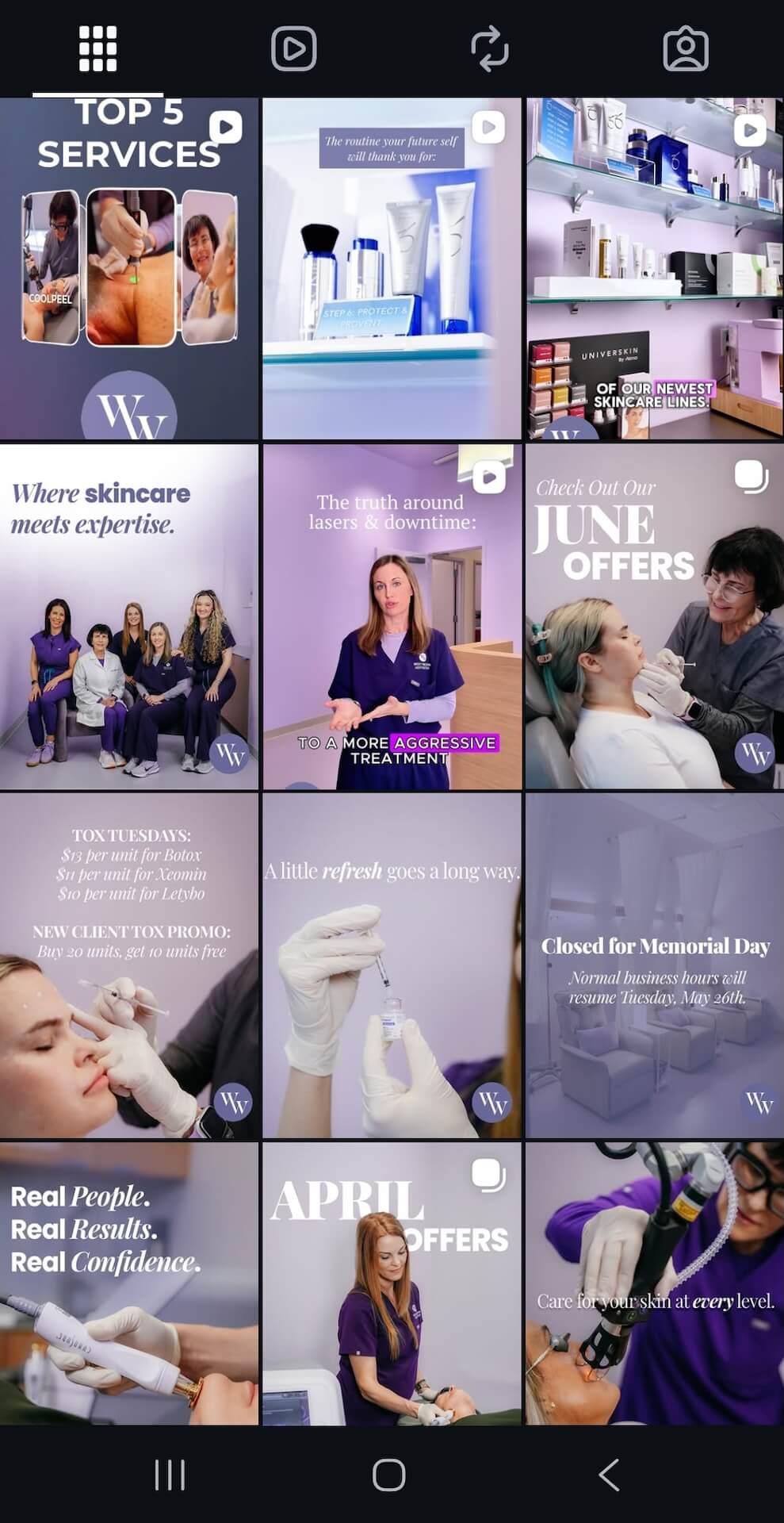 West Wilson Aesthetics Instagram Feed